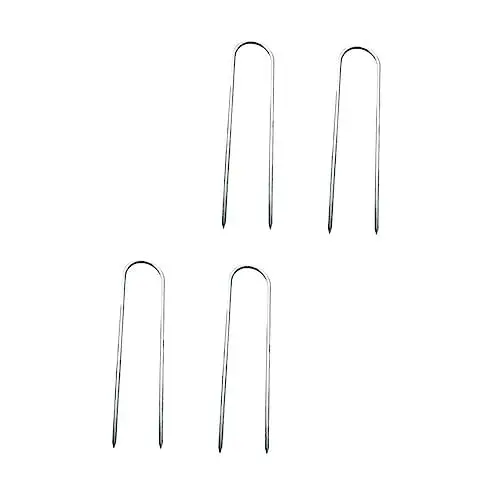 Produktbild: Sosoport 4 Stück U-förmige Bodennägel Für Baldachin-zeltpfähle Verzinkt Garten- Und Außenbefestigung