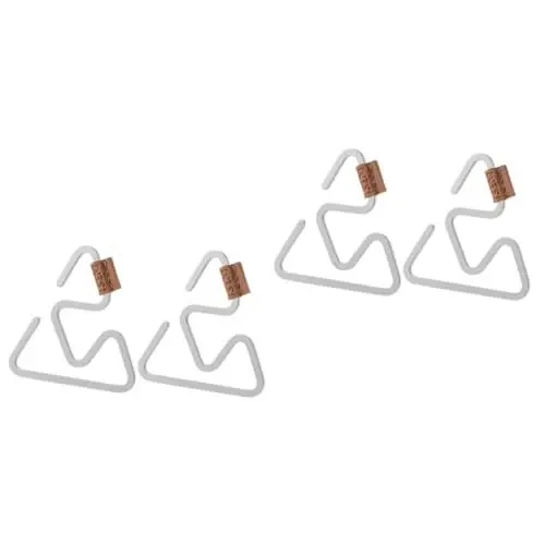Produktbild: Sosoport 4 Stück Haken aus Edelstahl edelstahlhaken mehrzweckhaken lichtständer Campingzubehör besteckträger Outdoor-Zelt Kletterkarabiner Camping-Clip zum Aufhängen Lageraufhänger Leder