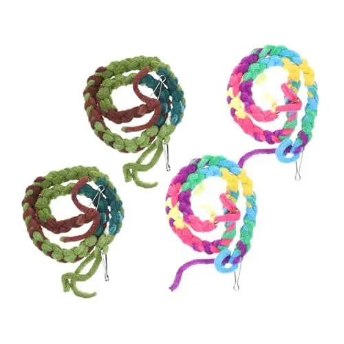 Produktbild: Sosoport Krabbenzubehör Kletterspielzeug Für Reptilien 4er-Pack Seilkletterer Für Krabben Schlangen Eidechsen Geckos Haustier-