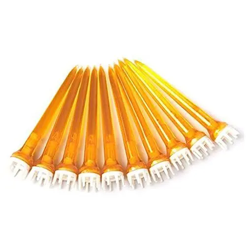 Produktbild: Sosoport Unverzichtbar Fürs Golfen: 50 Stück Crown Tees 78 Mm Zufällige Farbe Reduziert Reibung Leicht