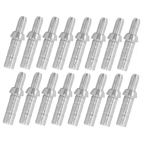Produktbild: Sosoport 50 Stück DIY Nocke Nock Für Schützender Nockenschwanz Bogenschießen-zubehör Ersatznock Outdoor-nocke Bogenschießen Nocke Klopf Anti-nagelschwanz Ersetzen Aluminium Welle