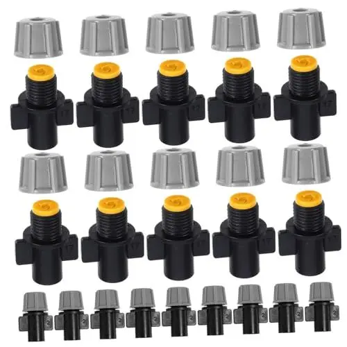 Produktbild: Sosoport 50 Stück Sprinkler-bewässerungssystem Tropfbewässerungstropfer Tropfbewässerungsstrahler Tropfdüsen Sprühgerät Für Tropfbewässerung Tropfbewässerungsschlauch Sprühdüse Grey Pp