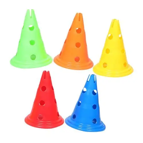 Produktbild: Sosoport 5 STK Straßenkegel-Schild-Eimer Sportkegel Fußball-Markierungskegel Fußball-Agility- Sporttrainingskegel Markierungskegel für das Fußballtraining Hindernisparcours für Kinder