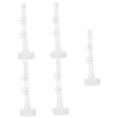 Produktbild: Sosoport 5 Sets Aquarium Futterstation Garnelen Tank Futterrohr Garnelen Futternapf Axolotl Futternapf Garnelen Fisch Futterrohr Brüterei Zucht Garnelen Tank Futterstation Kristall