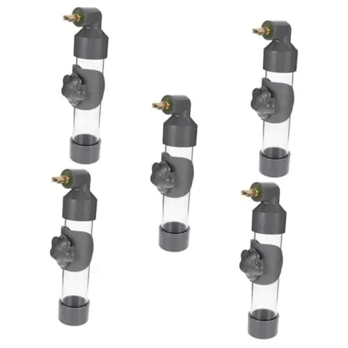 Produktbild: Sosoport 5 Stück Vogeltränke Für Den Garten Vogel Wasserspender Haustier Vogel Tablett Wasserhalter Schüssel Wasserbehälter Lovebirds Wasserspender Vogelkäfig Futterspender