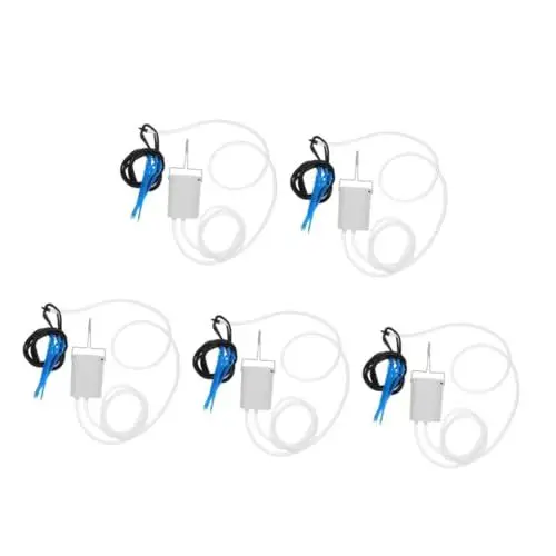 Produktbild: Sosoport 5st Intelligente Ladetopfpflanze Tropfbewässerungstimer Bewässerungssystem Für Pflanzen Im Freien Automatische Blumentopfbewässerung Garten Wasser Timer Pilzzuchtset Abs Weiß