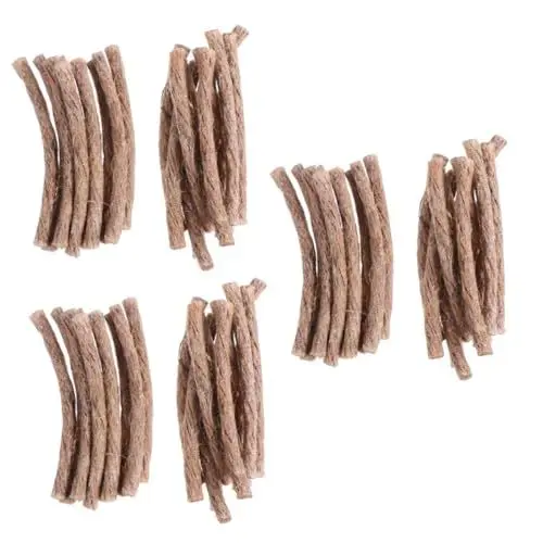 Produktbild: Sosoport Outdoor Zunder Hobo Kocher 60-teiliges Picknick-Grill-Seil-Set Seil Feueranzünder Docht Kordel Seil Lagerfeueranzünder Jute Feueranzünder Camping Wachs Feueranzünder Rucksack