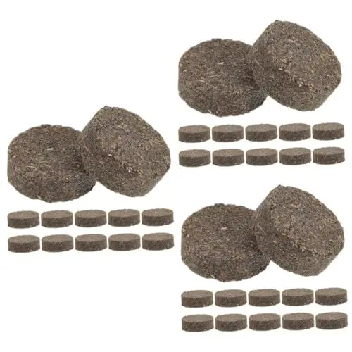 Produktbild: Sosoport 60 STK Holzkohle-zündblock Grillkohle Grillen Kamin Werkzeug Holzkohlebrennlatte Für Den Außenbereich Feueranzünder Mit Holzflamme Natürliches Brennholz Wachs Startprogramm Leicht