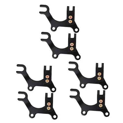 Produktbild: Sosoport 6 STK Halterung Für Scheibenbremse Fahrradkettenöl Bremsunterstützung Bremsadapterhalterung Fahrrad Bremshalterung Montieren Adapter Für Fahrradbremsen Kind Vorderrad Reiten Metall