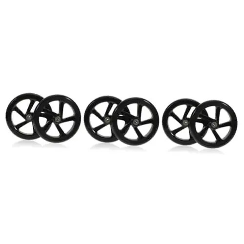 Produktbild: Sosoport 6 Stk Skateboard-Räder Roller für Erwachsene Kinderroller Motorroller Rad Elektroroller für Kinder PU-Scooter-Zubehör Hochelastischer Ersatz für Rollerräder elektrisch Komponente