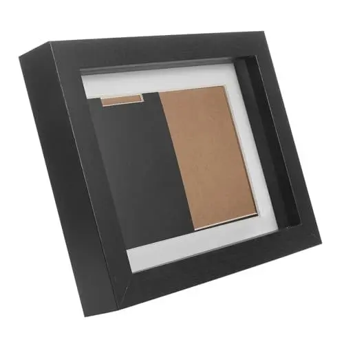 Produktbild: Sosoport 8 Medaillenanzeigerahmen Sportmedaillen Medaillen Display Rahmen Medaillen-Bilderrahmen Urkunde und Medaillenrahmen Marathon-Medaillengewinner transparente Vitrine hölzern Black