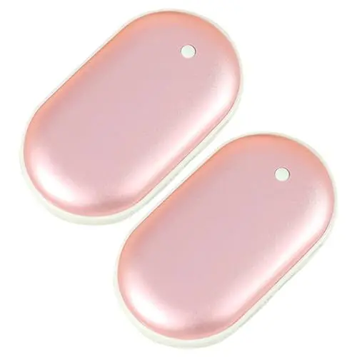 Produktbild: Sosoport 8 STK Handwärmer Haushalts-powerbank Praktischer Taschenwärmer Handwärmgerät Outdoor-Accessoire Winter Wärmer Heißer Taschenwärmer Heizkissen Für Die Hände -Aluminium Rosa