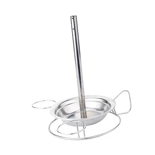 Produktbild: Sosoport Ergonomischer Hähnchenbräter Backform Mit Fettauffangschale Bratständer Für Hähnchen Truthahn Und
