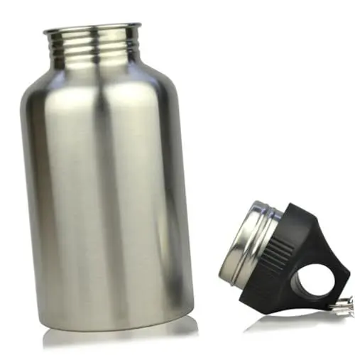 Produktbild: Sosoport Edelstahlflasche 2000 Ml Großes Fassungsvermögen Griffleck Für Outdoor-sport