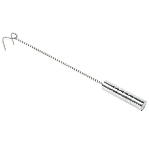 Produktbild: Sosoport Fleischhaken aus Edelstahl Grillhaken Metzger-Fleischflipper Essen wiederverwendbarer Lebensmittelhaken grill flipper haken Rostfreier Stahl anschließen Metall