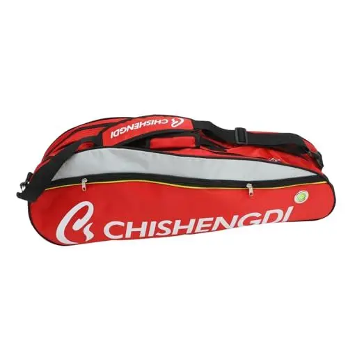 Produktbild: Sosoport Handtaschenzubehör 6 Schläger Tennistasche Premium Tennisschlägertasche Leicht Mit Schutzpolster Profi Für Tennisanfänger Tennisschläger Racquetballschläger Tasche