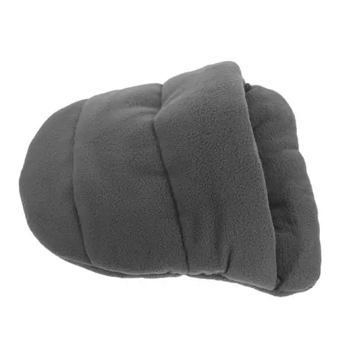 Produktbild: Sosoport Haustierbett Für Und Katzen Kuscheliges Nestpolster Warmes Schlafsack Design Mit Baumwollfüllung Flauschige Matte Für Welpen Und Kätzchen Größe XS Grau Ideal