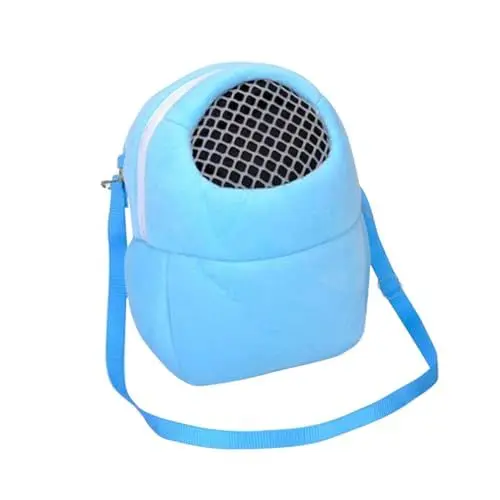 Produktbild: Sosoport Haustier-tragerucksack Kaninchenträger Kaninchenzelt-versteck Tragetasche Für Kleintiere Kleiner Hunderucksack Die Einkaufstasche Welpen Rucksack Hamster Chinchilla-zubehör Blue
