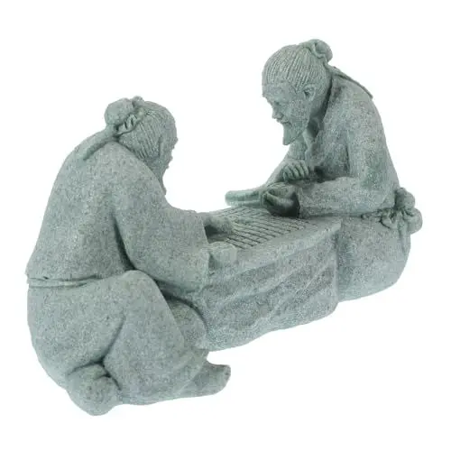Produktbild: Sosoport Schachspieler Fisch Tank Figur Garten Decor Desktop Aquarium Dekoration Sicher Material