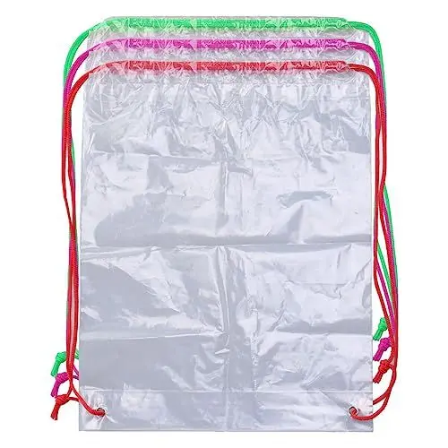 Produktbild: Sosoport Lagerung Aufbewahrungstasche Transparente Beutel Aufbewahrungsbeutel Kordelzug Transparente Tasche Sonnenbrillentasche