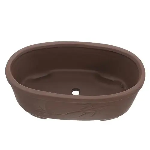 Produktbild: Sosoport Lila Sandblumentopf Im Terrakotta-töpfe Chinesischer Pflanzgefäß Töpfe Bonsai-pflanzgefäß Sukkulenten-töpfe Aus Terrakotta Bonsai-pflanztopf Kaktus Ton Büro Topfpflanze