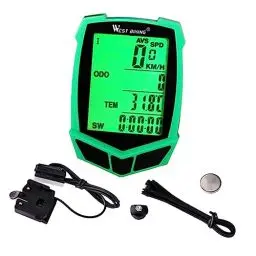 Produktbild: Sosoport MTB 20 Fahrrad Kilometerzähler LCD Fahrradcomputer Drahtlos Fahrradcomputer-Monitor Fahrradcomputer Kilometerzähler Rennrad Tacho Fahrradmonitor Tachometer Flüssigkristall Rechner