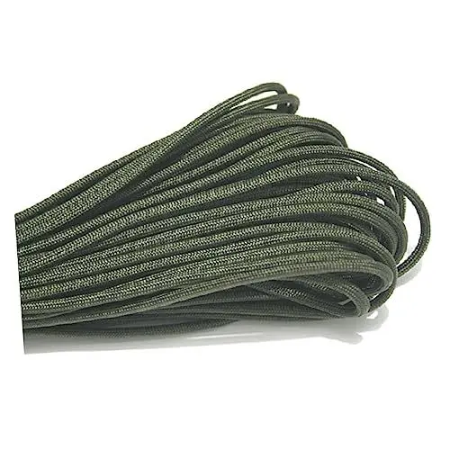 Produktbild: Sosoport Lanyard 31 M 550 Lb 7-strängige Nylonfaser Für Camping Outdoor-aktivitäten Armeegrün