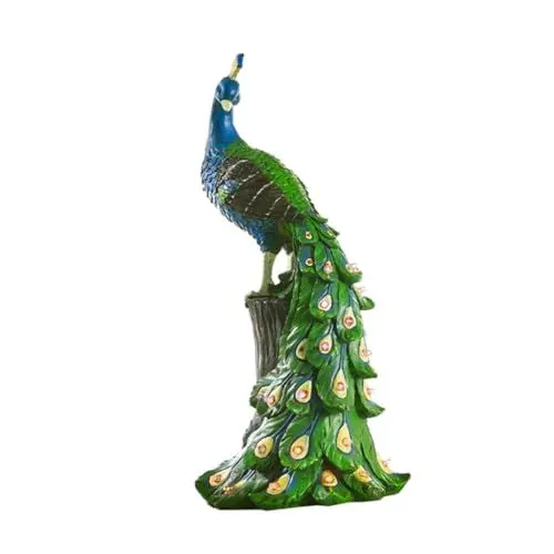 Produktbild: Sosoport Pfauenstatue Pfauenskulptur Für Den Außenbereich Gartendekoration Kunstharz Handwerk Ornament