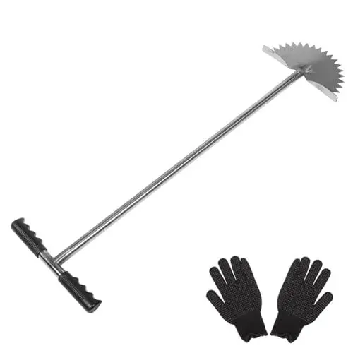 Produktbild: Sosoport Rasen-halbmondtrimmer Gartenkantenschneider Rasenkantenschneider Einfahrt-wartungswerkzeug Kantenwerkzeug Für Den Außenbereich Kantenklinge Gras Arbeit Rostfreier Stahl Waschmittel
