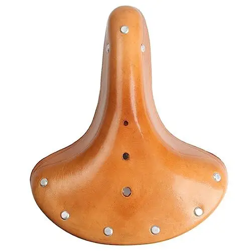 Produktbild: Sosoport Retro Fahrradsattel aus Rindsleder Kinder fahrradsattel kinderfahrrad Sattel Kinder+Fahrräder Herren Berg Sitzkissen Heimtrainer Fahrrad Mountain Fahrradsattel Jahrgang Autositz