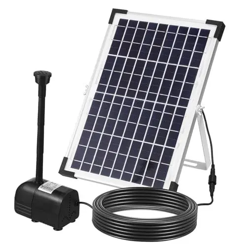 Produktbild: Sosoport Solar-Gartenspray Gartenbrunnenpumpe Solar-Poolpumpe Wasserpumpe Springbrunnenpumpe für Teich Pumpe für Wasserspiele Hohe Energie Superhoher Brunnen Becken Suite Solarpool Abs