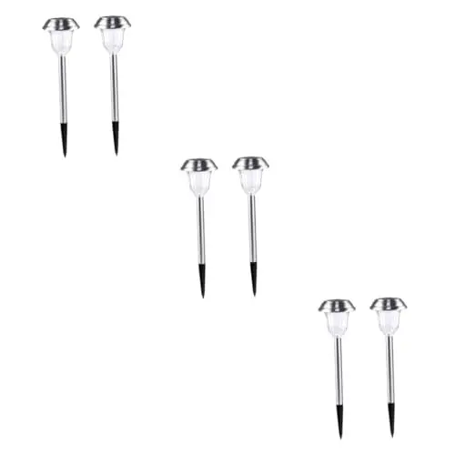 Produktbild: Sosoport Solarweglicht 6 Stk Straßenlicht Rasenlampe Gartenlicht geführte dekorative Lichter halloween lights halloween lichter Landschaftslicht Erdungsstecker Licht LED Stehlampe