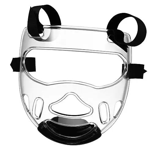Produktbild: Sosoport Taekwondo-Maske Gesichtsmaske für Kinder Box-Gesichtsschutzschild Ringen Taekwondo Gesichtsmaske Schutzhelm für Kampfsport Box-Versorgung Taekwondo-Sparring-Ausrüstung Transparent