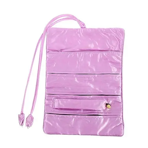 Produktbild: Sosoport Tragbarer Schmuck Organizer Roll Faltbare Schmucktasche für Reisen Multi Pocket Design Große Kapazität Eleganter Einfach zu Bedienen für und Kleine Schmuckstücke