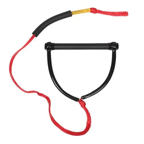 Produktbild: Sosoport Wakeboard-Seil Wakeboard Zubehör Kniebrettseil mit Griff Wassersport Versorgung Wake-Board-Seil Wakesurf-Seil Kniebrett-Seil Seil für Wasserski Skiseile für Wasserski pp rot