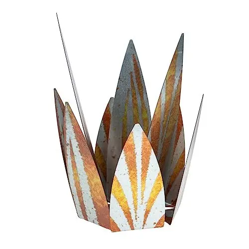 Produktbild: Sosoport Handbemaltes Metalldekor Gartenszene Layout Ornament Yard Art 27cm Hoch Gartendekor Requisite