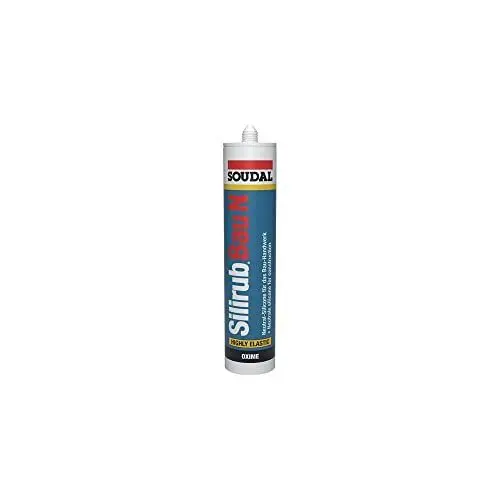 Produktbild: Soudal Bausilikon Silirub N transparent 310 ml