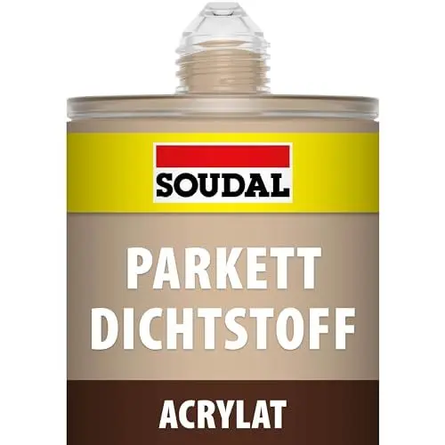 Produktbild: Soudal Parkettdichtstoff, Parkett, Holz und Laminat, 300ml, Kartusche, Ahorn