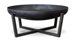 Produktbild: SOUK ONE Feuerschale Madrid 80 cm, Feuerschale - Feuerstelle für den Garten, Feuerschalen, Terrasse und Balkon, Feuertonne und Feuerkorb (Ø 80cm Madrid)