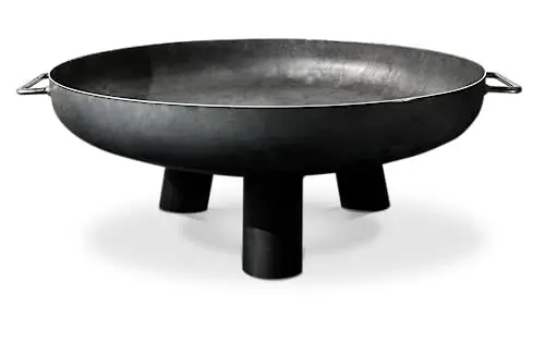 Produktbild: SOUK ONE Feuerschale Kreta 100 cm, Feuerschale - Feuerstelle für den Garten, Terrasse und Balkon, Feuertonne und Feuerkorb (Ø 100cm Kreta)