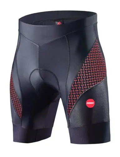 Produktbild: Souke Sports Herren 4D Gepolsterte Radlerhose Atmungsaktiv Schnelltrocknend Fahrradhose
