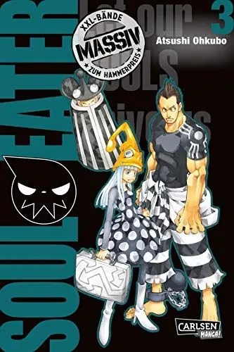 Produktbild: Soul Eater Massiv 3: Düstere Manga Fantasy-Action im Sammelband
