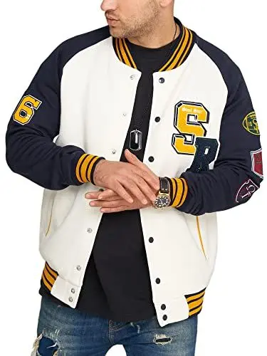 Produktbild: Soulstar Herren Basic Collegejacke Sweat-Jacke College Übergangsjacke S2_FIENNES-Black-XL