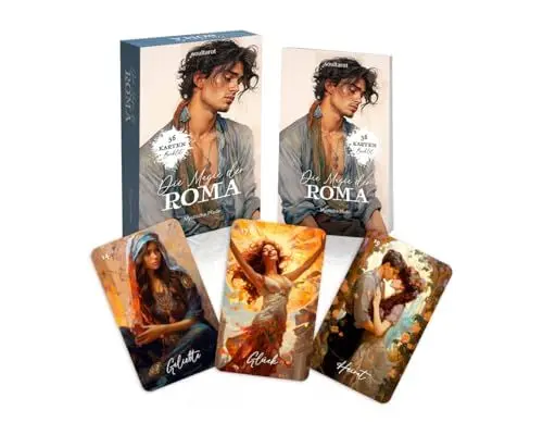 Produktbild: SOULTAROT Zigeunerkarten - Die Magie der Roma „Mystische Pfade“ 36 Zigeuner Wahrsagekarten mit Roma Motiven, Tarot-Format, inklusive 48-seitigem Booklet, hochwertige UV-Lackierung