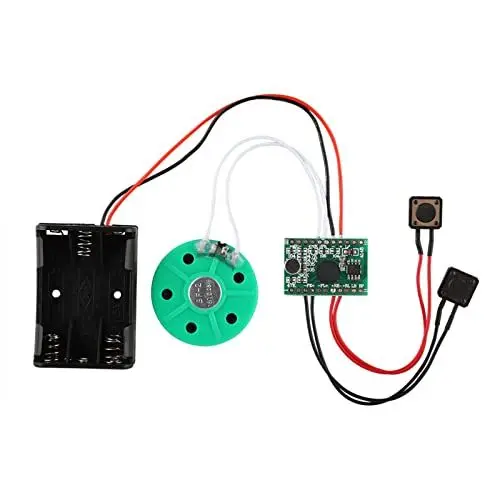 Produktbild: Sound Voice Recording Modul Device Chip, 30er Jahre Beschreibbares Sound Modul, DIY Grußkarten Chip für DIY Audiokarten, DIY Spieluhr