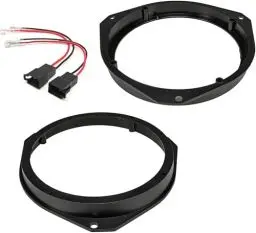 Produktbild: Sound way Lautsprecherringe Adapter Halterungen Lautsprecher Kabel passend für FIAT Alfa Romeo Lancia Opel Ford Iveco Peugeot Citroen