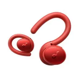 Produktbild: Soundcore by Anker, Sport X10 Bluetooth 5.2 Kopfhörer für Sport, Drehbare Ohrbügel, Tiefer Bass, IPX7 Wasserschutz, Schweißfest, 32 Std. Akku (Rot)(Generalüberholt)