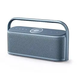 Produktbild: soundcore Motion x600 Bluetooth Lautsprecher, Lautsprecher Boxen Bluetooth mit Hi-Res Spatial Audio 50W räumlicher Sound IPX7 Wasserschutz 12h Wiedergabe Pro EQ Tragegriff AUX-IN (Blau)