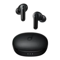 Produktbild: soundcore by Anker P2 Mini Bluetooth Kopfhörer, In Ear Kopfhörer mit 10mm Audiotreiber, intensiver Bass, EQ, Bluetooth 5.2, 32 Std Akku, Aufladen mit USB-C, minimalistisches Design(Nachtschwarz)