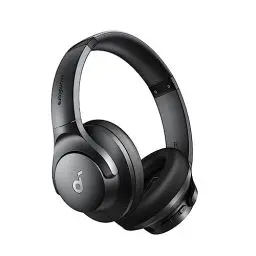 Produktbild: soundcore by Anker Q20i kabelloser Bluetooth Over-Ear-Kopfhörer mit Hybrid Active Noise Cancelling, 40h Spielzeit im ANC-Modus, Hi-Res Audio, tiefer Bass, Personalisierung per App(Schwarz)